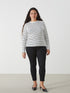 LC Waikiki Crew Neck Striped Women's Body